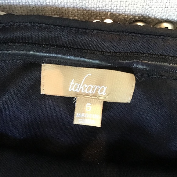 🔴HP🎉🔴CLEARANCE🔴🔴TAKARA Sequined Strapless Cocktail Dress🔴🔴 - Picture 5 of 7